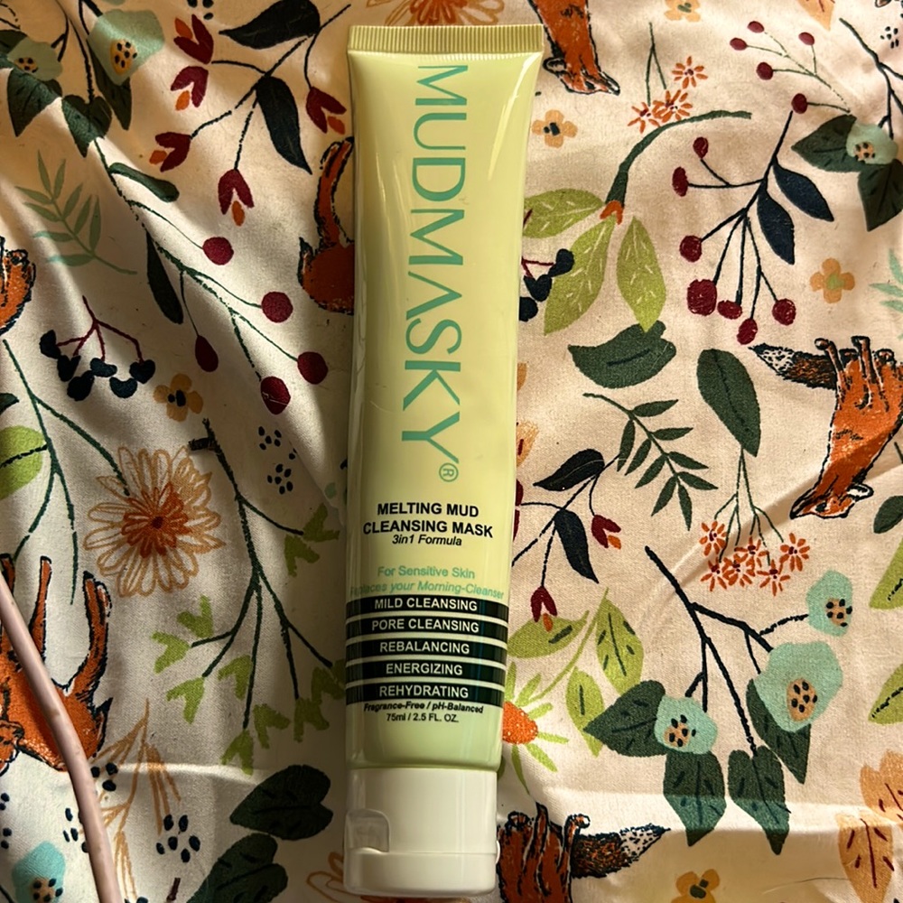 MUDMASKY 3 in 1 Formula Melting Mud Cleansing Mask 75ml/2.5oz Full Size - New